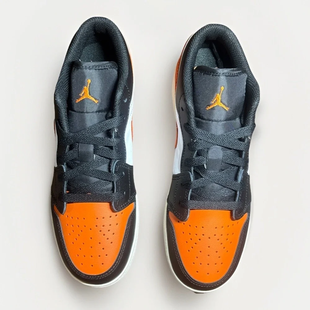 Nike‎ Air Jordan 1 Retro Low Shattered Backboard Orange Youth Shoes 553558-081